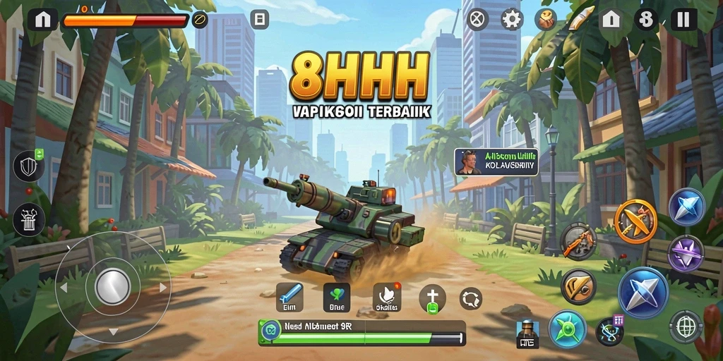 Tampilan antarmuka 8HHH yang menarik dan fungsional.