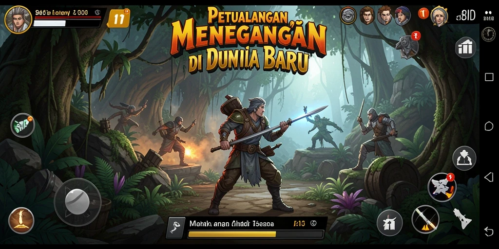 Gameplay seru dari 8ID di dunia petualangan yang menegangkan.