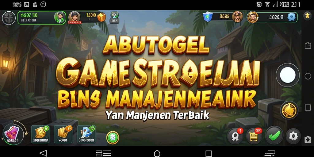 Tampilan gameplay menakjubkan ABUTOGEL yang penuh strategi.