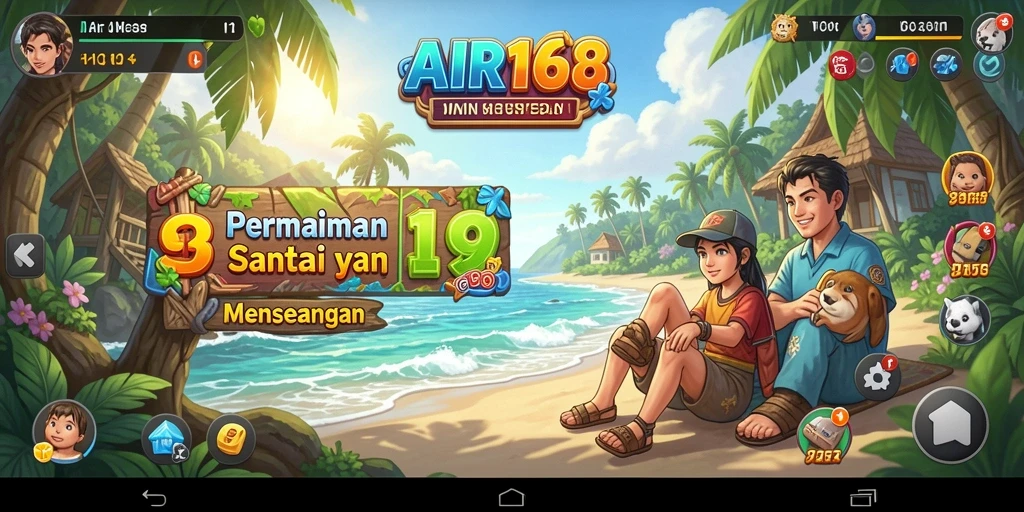 Tangkapan layar gameplay AIR168 yang menunjukkan tantangan seru dan grafis menarik.