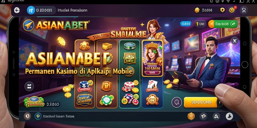 Tampilan gameplay mendebarkan dari permainan Kasino ASIANABET.