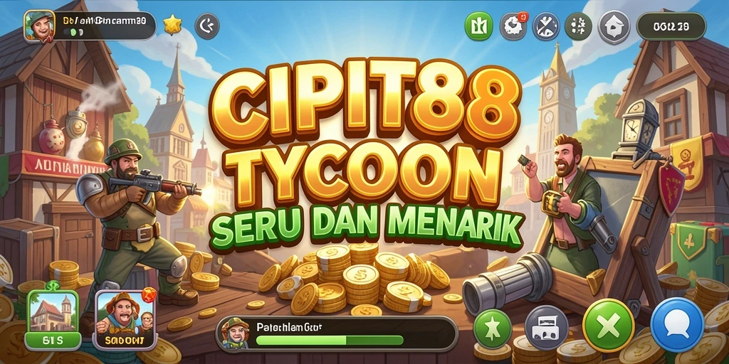 Tampilan menarik dari gameplay CIPIT88 yang penuh strategi Tycoon.