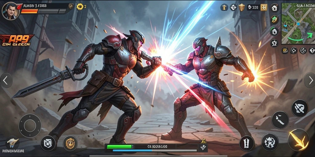 Gameplay seru dan intens dalam FA99 dengan pertarungan yang mendebarkan.