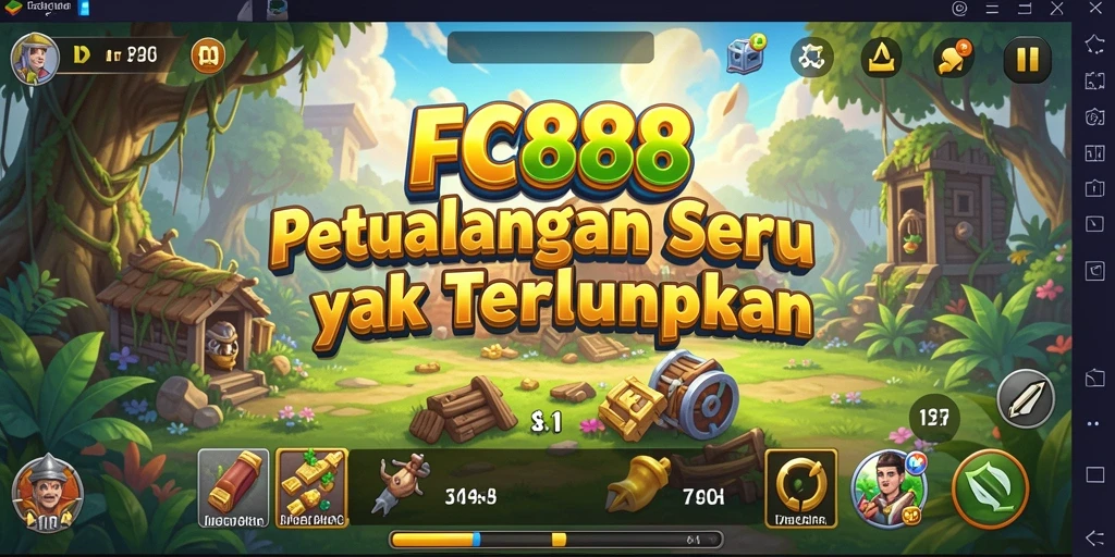 Tampilan gameplay petualangan seru di FC888.
