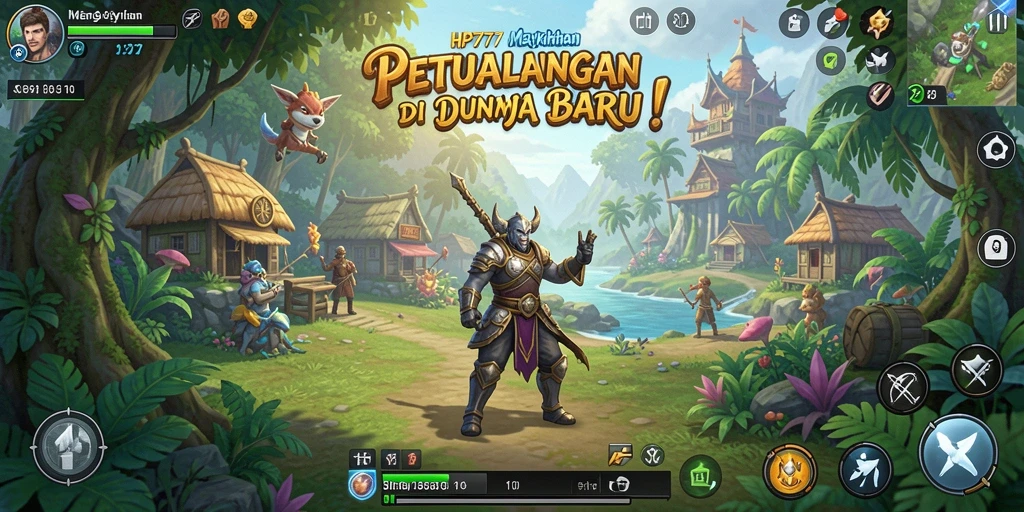 Screenshot gameplay HP777 menampilkan petualangan seru dengan grafis menawan.