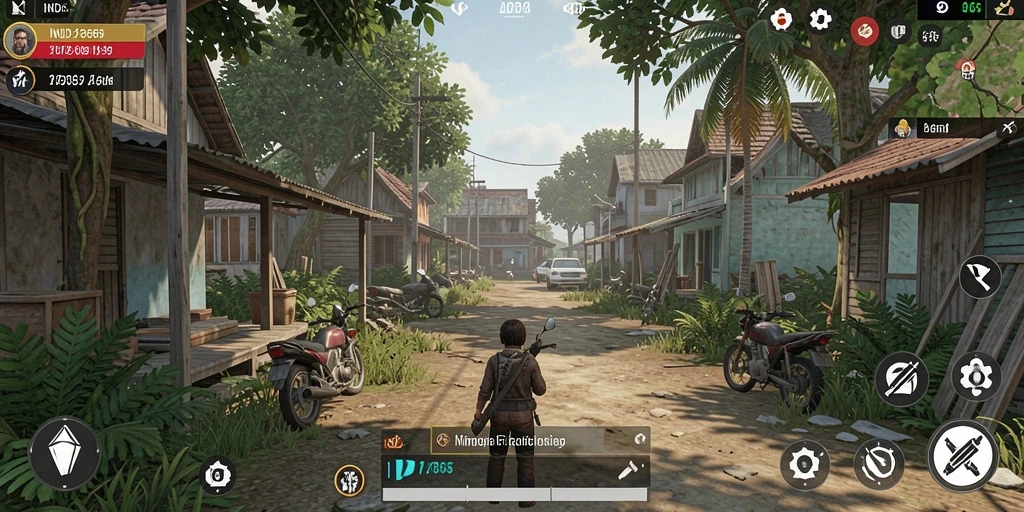 Tampilan gameplay IND666 yang menarik dengan karakter yang bisa disesuaikan.