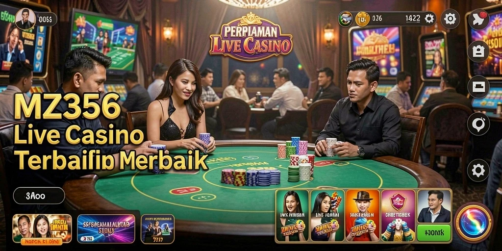 Gameplay seru dan interaksi langsung di MZ356 Live Casino.