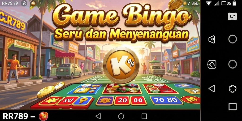 Screenshot gameplay RR789 menampilkan permainan Bingo yang seru dan interaktif.