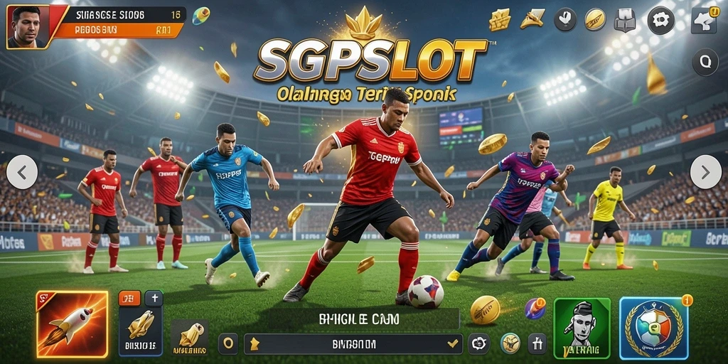 Screenshot SGPSLOT menampilkan aksi seru dalam permainan olahraga.