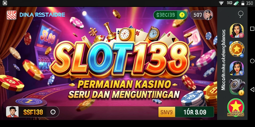 Tampilan gameplay menarik di SLOT138 dengan slot penuh warna.