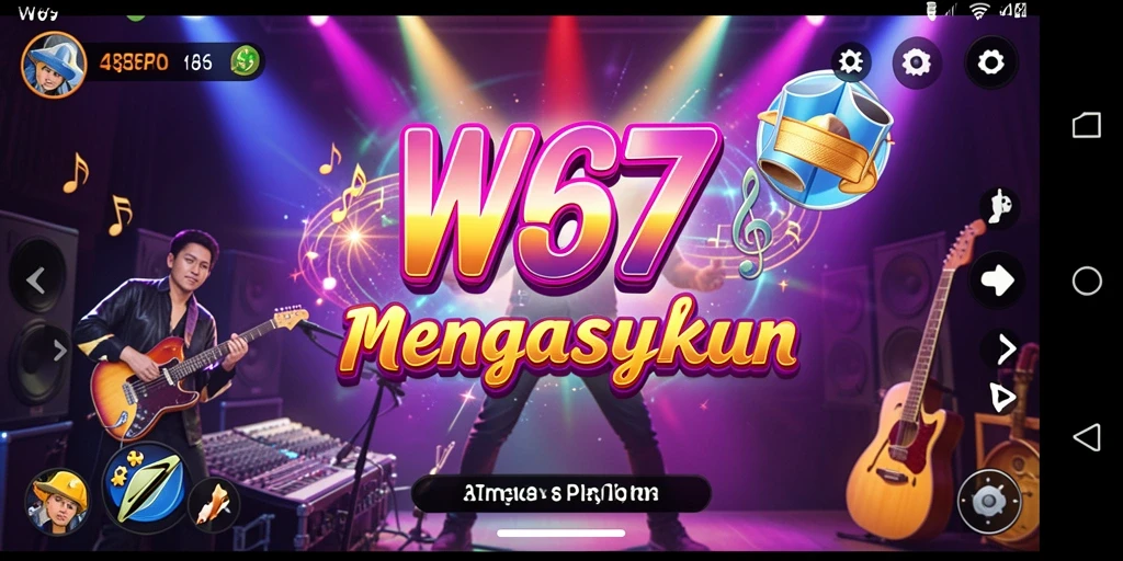 Tampilan gameplay W67 yang interaktif dan menyenangkan.