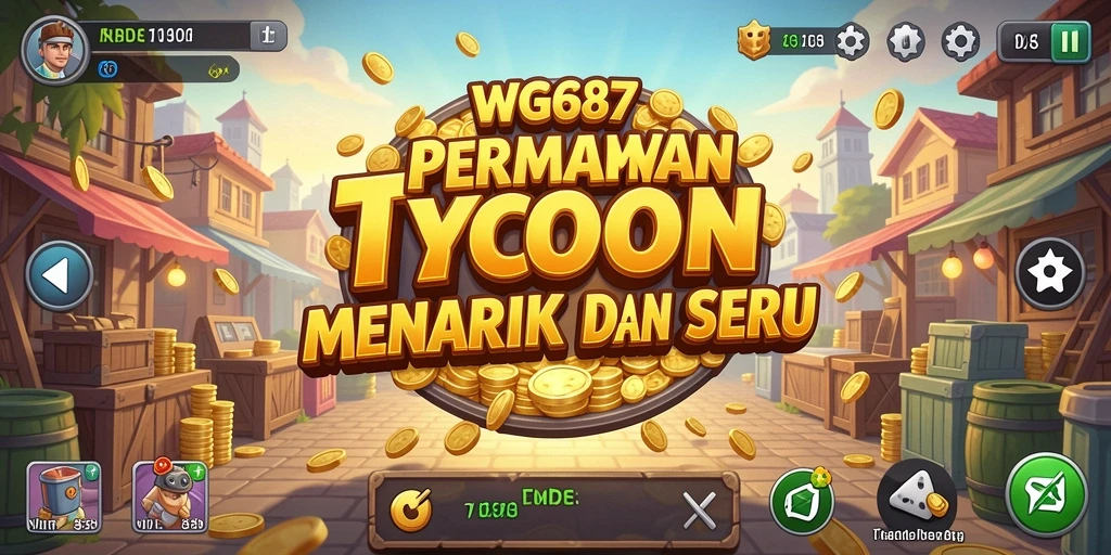 Screenshot utama menunjukkan gameplay Tycoon yang mendebarkan.